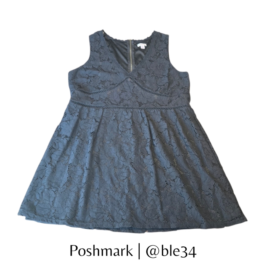 Xhilaration Black Lace Dress